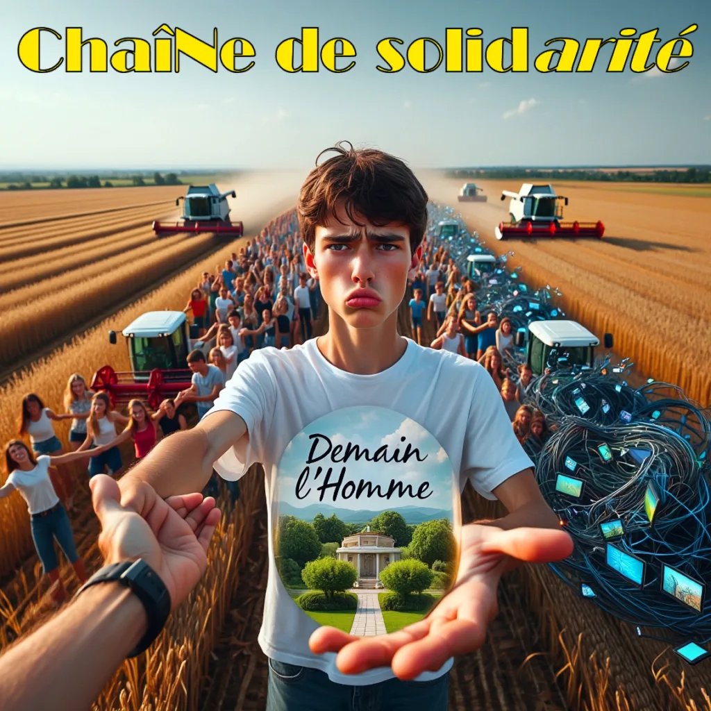 Demain l'Homme - Septembre 2025 : Chaîne de solidarité pour éviter le Chaos ! 