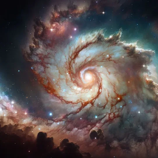 Galaxie spirale photographiée par le télescope James Webb- Réseau social gratuit Demain l'Homme, pour les amoureux de la Vie, ex Plateforme d'actualités SOS-planete, publication Web de l'association française Terre sacrée à but non lucratif