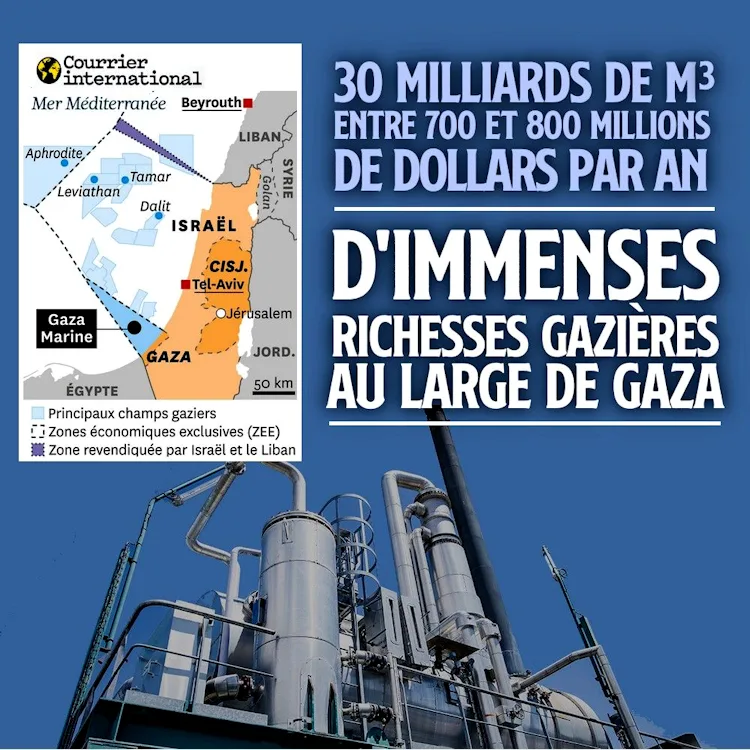 D'immenses réserves de gaz au large de GAZA