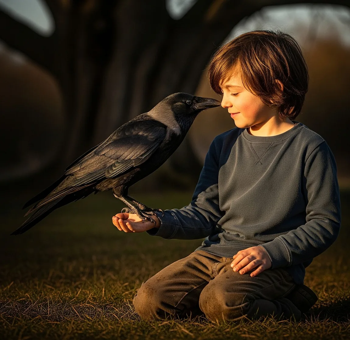 L'enfant et le corbeau, Demain l'Homme, ex SOS-planete