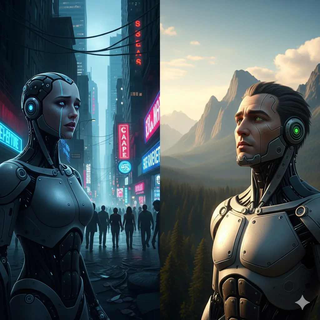 Transhumanisme - Homme augmenté Transgénique-Robot humanoïde - Conscience Universelle - Demain l'Homme, ex SOS-planete
