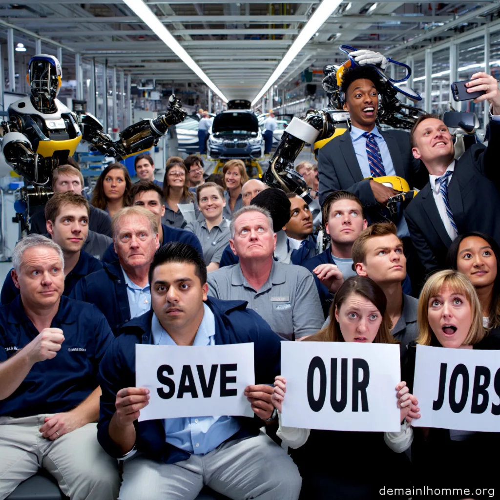 Save our jobs - Bascule Civilisationnelle 2025, Le Choix, Mourir ou Paix-Rire!¡! Être ou Ne Plus Être, That is the Question!  Demain l'Homme, ex SOS-planete