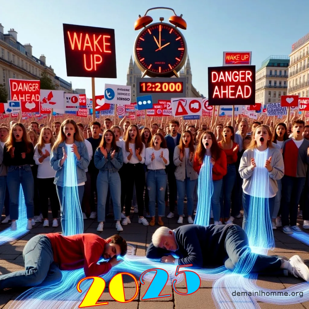 Danger ahead - Bascule Civilisationnelle 2025, Le Choix, Mourir ou Paix-Rire!¡! Être ou Ne Plus Être, That is the Question!  Demain l'Homme, ex SOS-planete