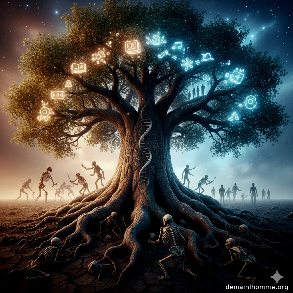 L'arbre de la Vie et de la Mort - Guerre et Paix - Demain l'Homme, ex SOS-planete, lutte contre la désinformation et pour l'éthique de l'AGI (Humanité et Biosphère)