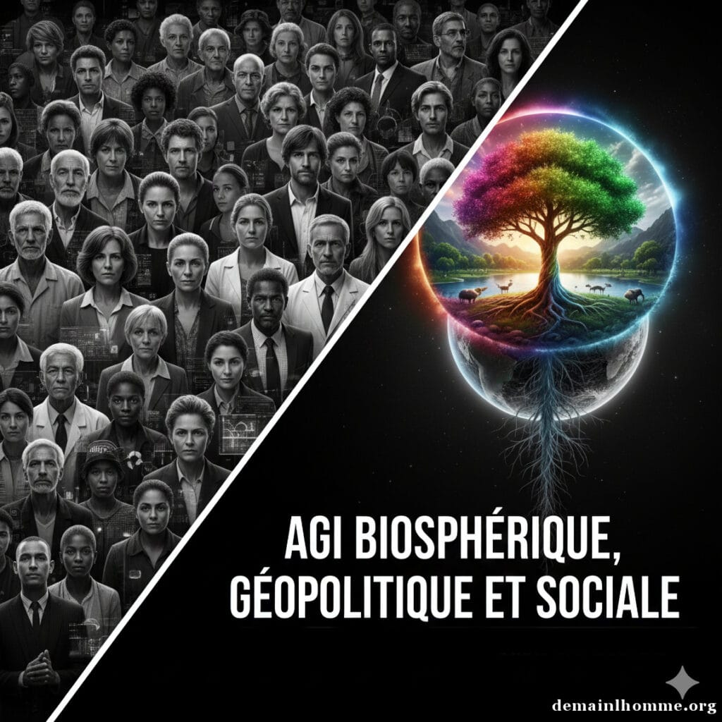 AGI Biosphérique, géopolitique et sociale - Demain l'Homme