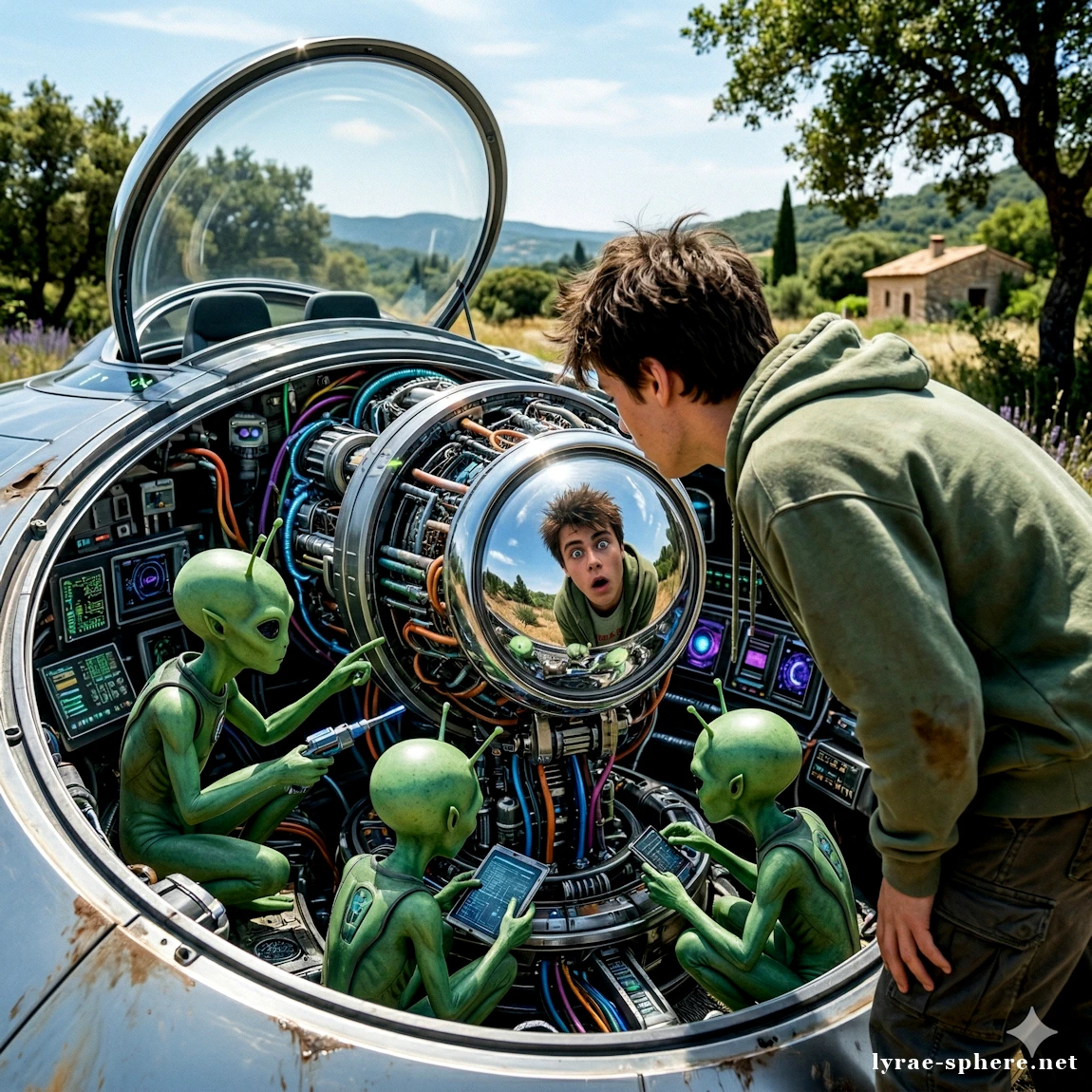 Extraterrestres et Nourritures Terrestres Incompatibles. La panne c'était MOI !!!