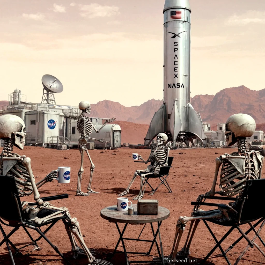 Des squelettes sur Mars - Demain l'Homme