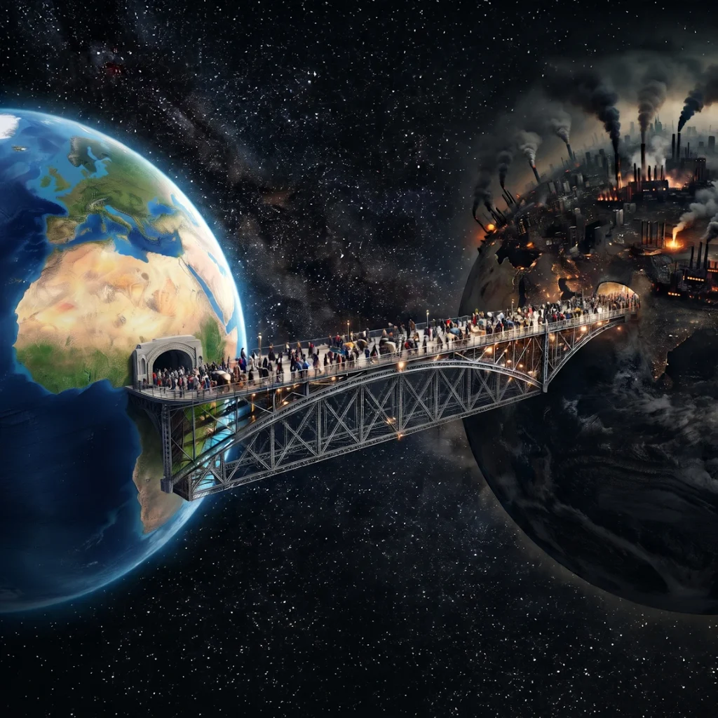 Passerelle vers la nouvelle Terre - demain l'Homme